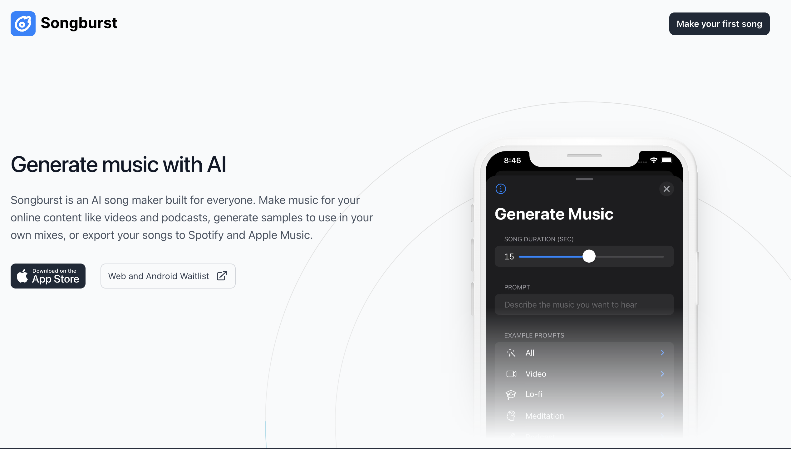 AI Music Generator: Songburst